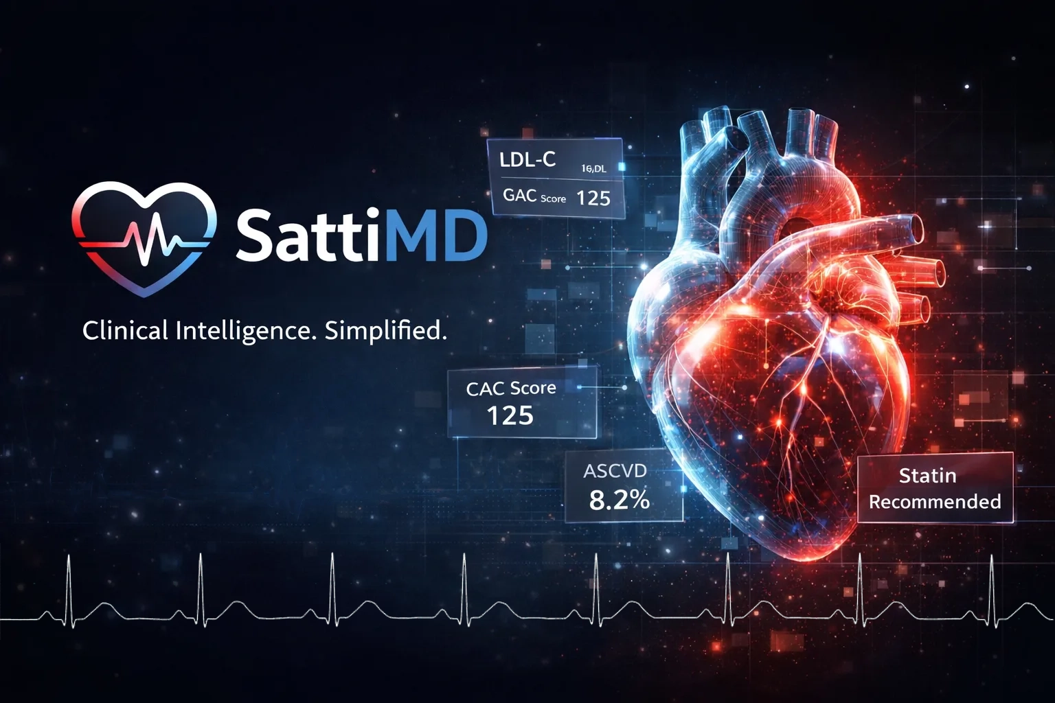 SattiMD — Clinical Intelligence. Simplified.
